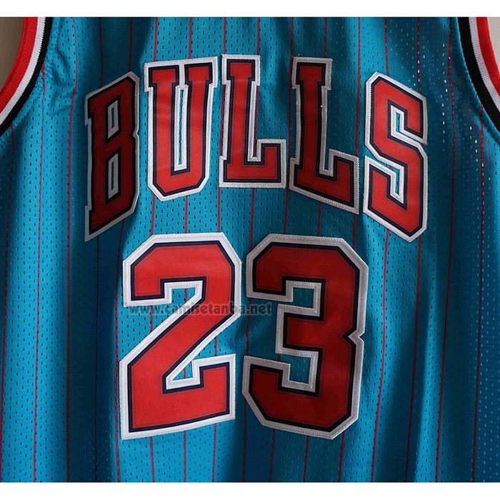 Camiseta Chicago Bulls Michael Jordan #23 Mitchell & Ness 1995-96 Azul